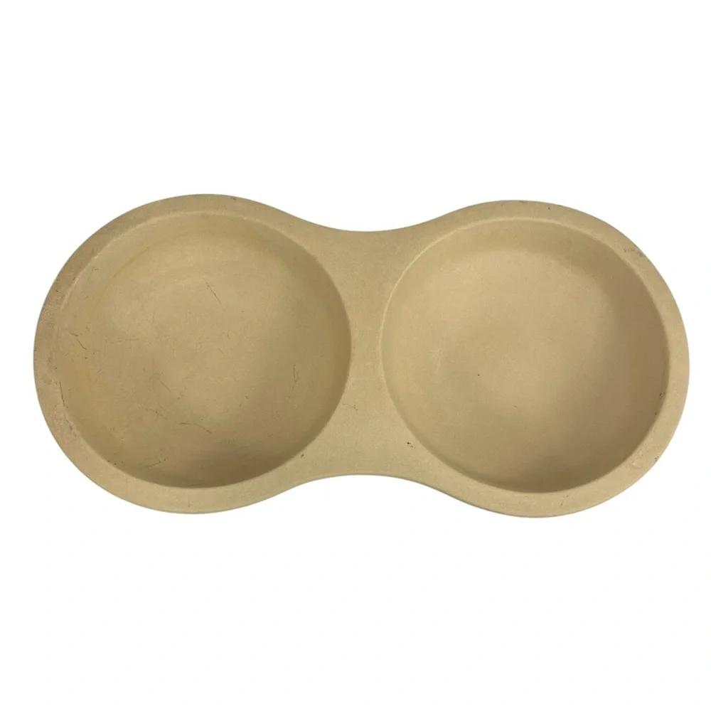 Pampered Chef Stoneware Microwave‎ Egg Cooker #5132 2-Well Egg Poacher USA